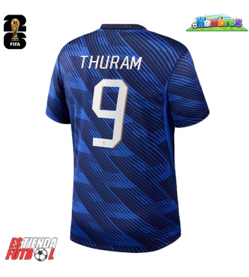 Francia Marcus Thuram #9 Primera Equipación Mundial 2026 Manga Corta